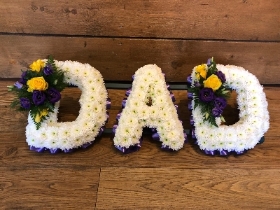 Purple and yellow based dad tribute