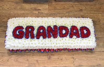 Lettered Designer Board (Red and Blue Grandad)