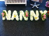 Nanny lettered tribute