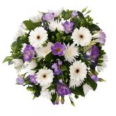 Lilac and white mixed posy